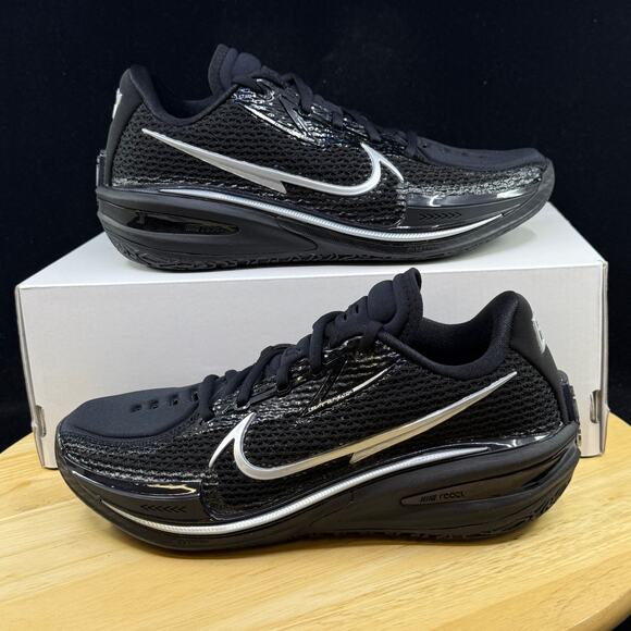 Nike Air Zoom GT Cut Black Chrome shoe CZ0175-006 men size 7 /Women 8.5 New - Picture 1 of 10